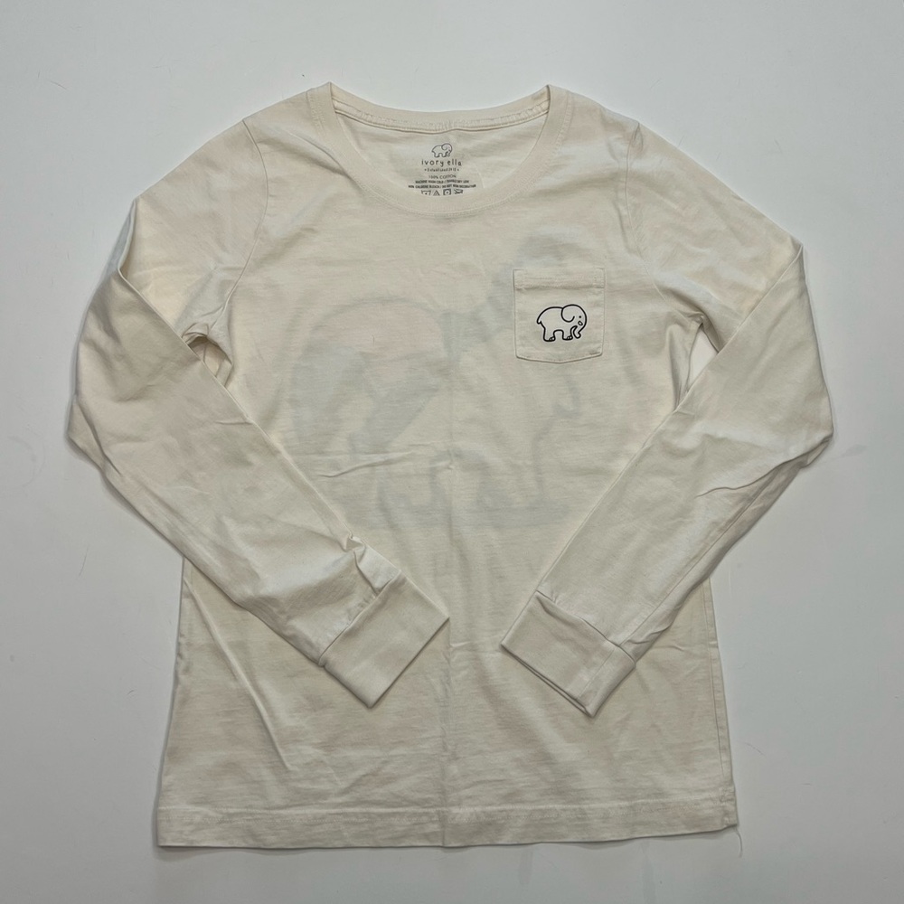 Ivory Ella Small Elephant Snowboard Cotton Long Sleeve